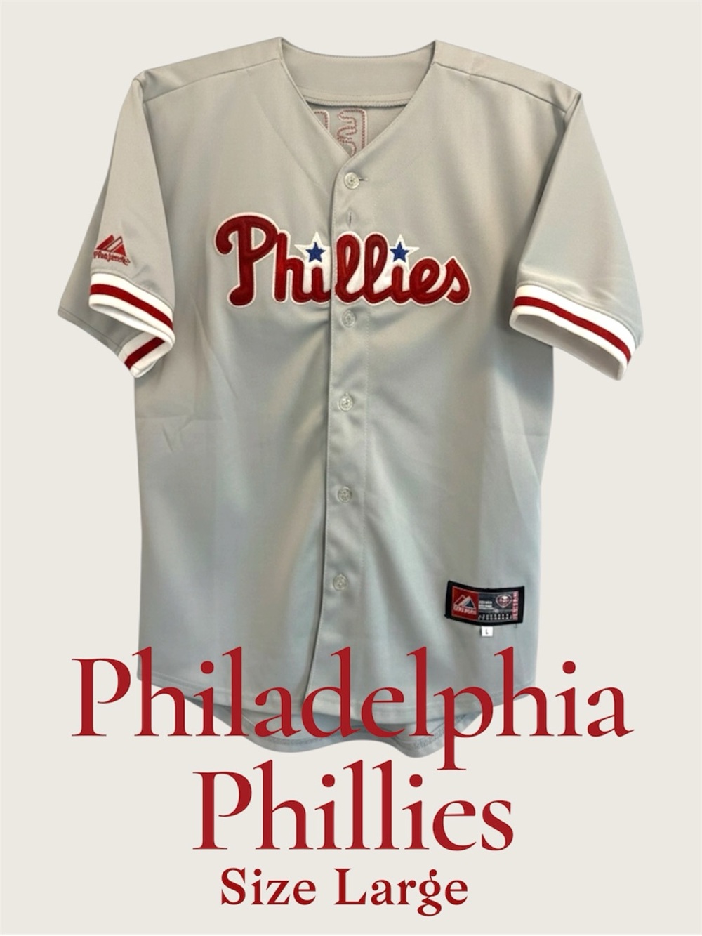 Philadelphia Phillies Cliff Lee #33 Majestic Authentic MLB Jersey